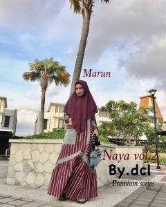 naya syari set Vol 2 maroon by DCL Premium